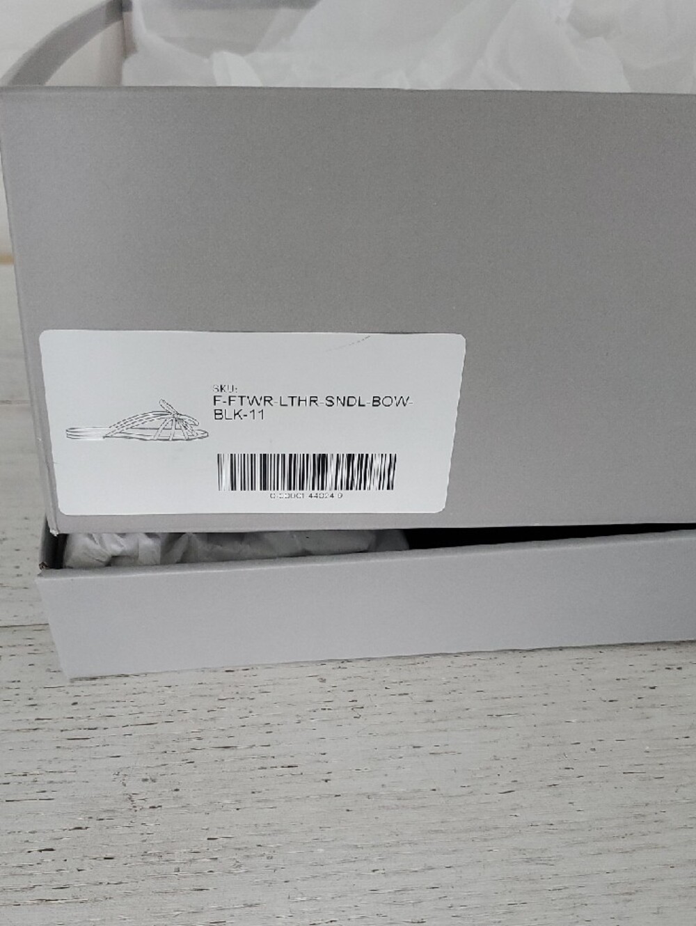 Everlane Black Bow Slide Sandals - Picture 6 of 8